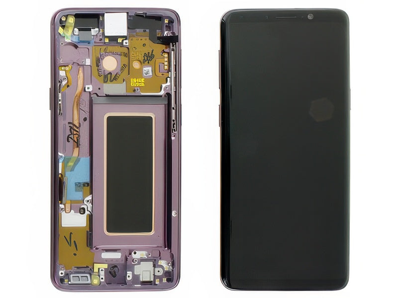 Lcd + Touchscreen + Altoparlante + Tasti Laterali Lilac Purple per Samsung SM-G960 Galaxy S9