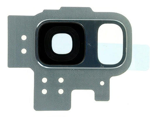 Cover camera + Vetrino + Adesivo Blu per Samsung SM-G960 Galaxy S9