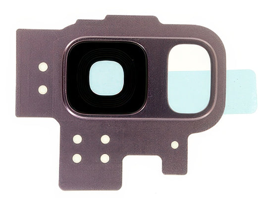 Cover camera + Vetrino + Adesivo Lilac Purple per Samsung SM-G960 Galaxy S9