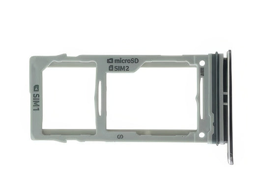Sportello Dual-Sim card + Alloggio Orchid Grey per Samsung SM-G960 Galaxy S9