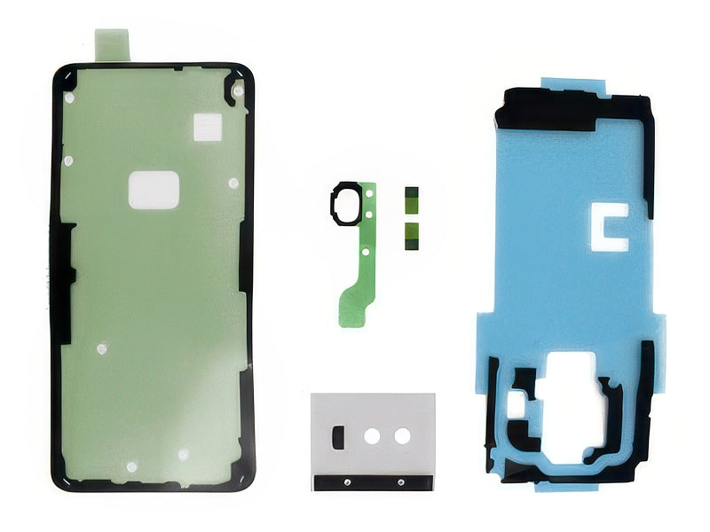Adesivo Montaggio Cover + Vari Kit 5 pz per Samsung SM-G965 Galaxy S9 +