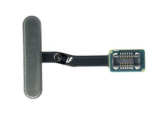 Flat Cable + Lettore Impronta Argento per vers. Bianco per Samsung SM-G970 Galaxy S10e