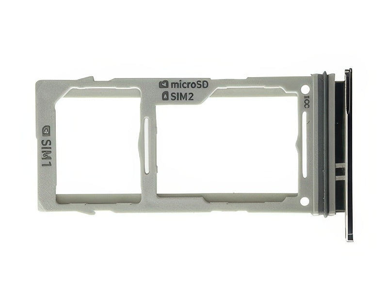 Sportello Dual Sim card/SD Card + Alloggio Nero per Samsung SM-G975 Galaxy S10+