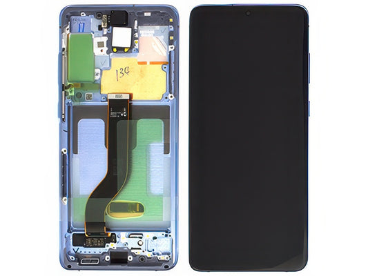Lcd + Touchscreen + Altoparlante Viola per Samsung SM-G985 Galaxy S20+