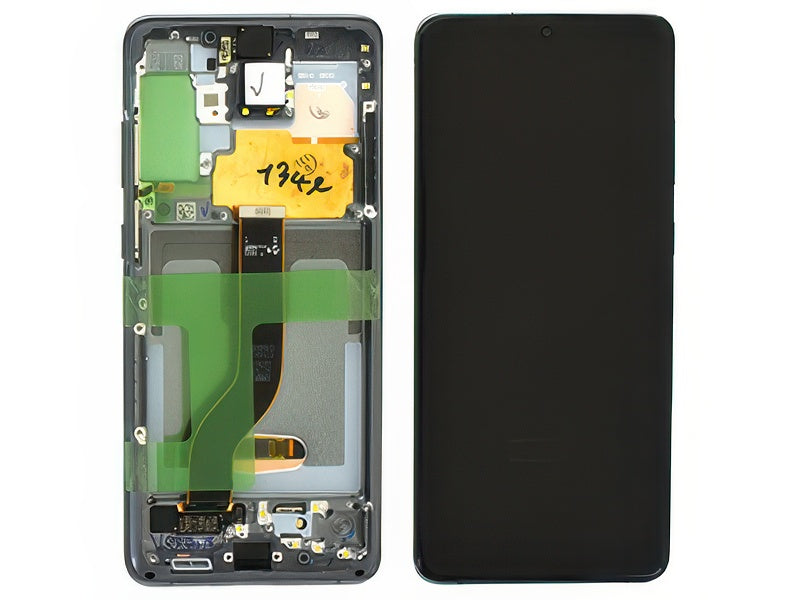 Display Lcd Soft Oled Cosmic Grey con Frame Qualità Eccelsa per Samsung SM-G986 Galaxy S20+ 5G