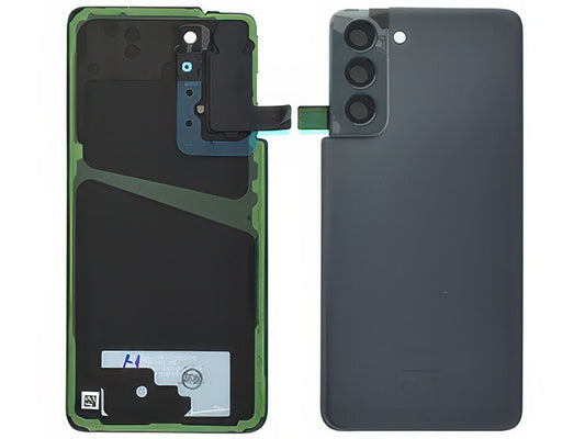 Cover Batteria + Vetrino Camera + Adesivi Phantom Gray per Samsung SM-G991 Galaxy S21 5G