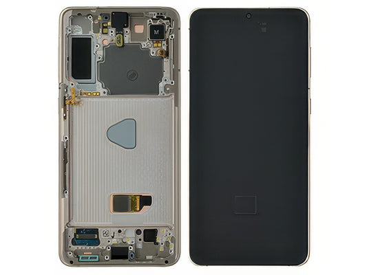 Display Lcd Soft Oled Oro/Violet con Frame Qualità Eccelsa per Samsung SM-G996 Galaxy S21+ 5G