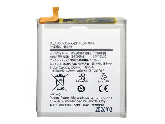Batteria Litio 5000 mAh slim per Samsung SM-G998 Galaxy S21 Ultra 5G