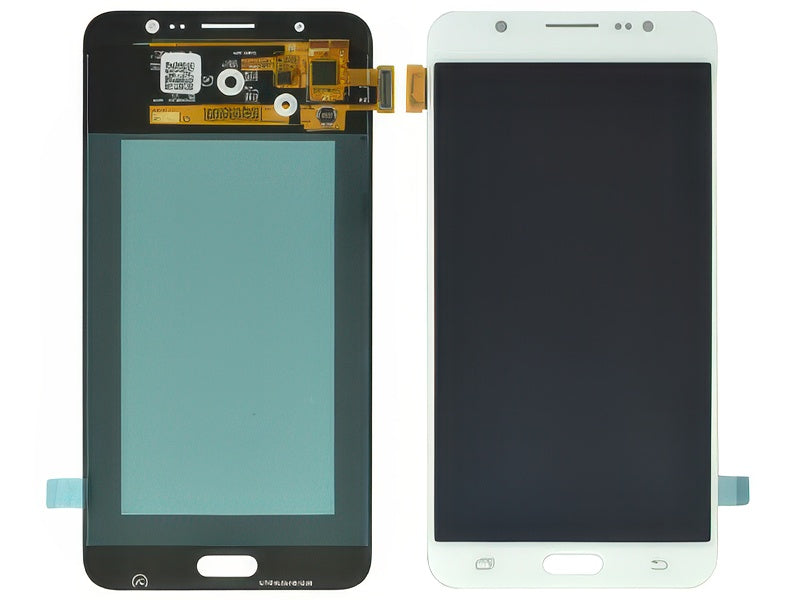 Display Lcd Soft Oled Bianco Qualità Eccelsa per Samsung SM-J710 Galaxy J7 2016