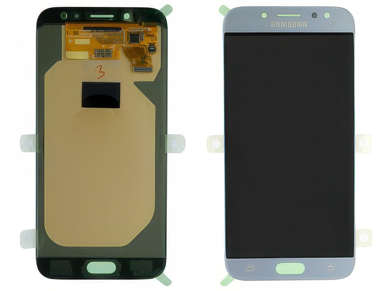 Lcd + Touchscreen Blu Argento per Samsung SM-J730 Galaxy J7 2017