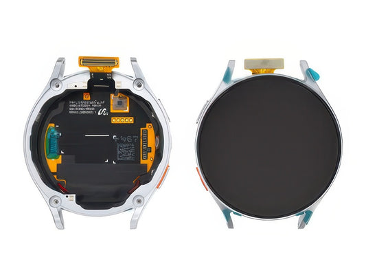 Lcd + Touch Screen + Tasti Funzione Completo Argento per Samsung SM-L315 Galaxy Watch7 LTE 44mm