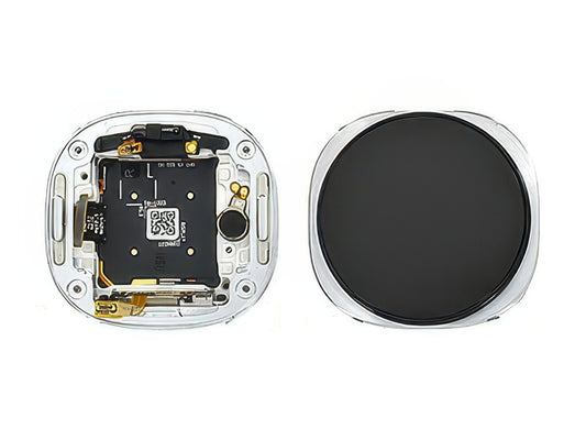 Lcd + Touch Screen + Tasti Funzione Completo Argento per Samsung SM-L320 Galaxy Watch8 (Bluetooth, 40 mm)