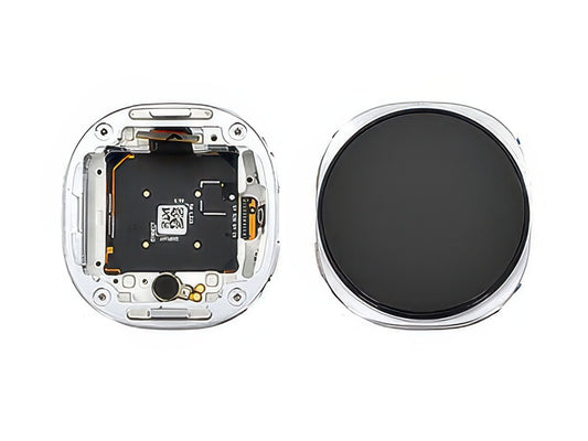 Lcd + Touch Screen + Tasti Funzione Completo Argento per Samsung SM-L330 Galaxy Watch8 (Bluetooth, 44 mm)