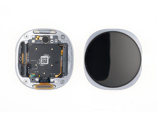 Lcd + Touch Screen + Tasti Funzione Completo Argento per Samsung SM-L350 Galaxy Watch9 (Bluetooth, 44 mm)