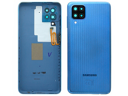 Cover Batteria + Vetrino Camera + Tasti Laterali Blu per Samsung SM-M127 Galaxy M12