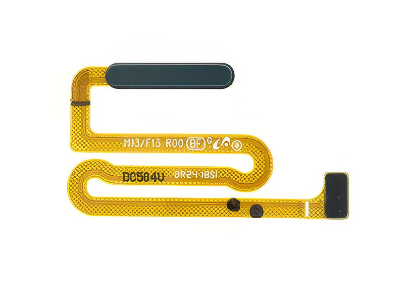 Flat cable + Lettore Impronta Deep Green per Samsung SM-M135 Galaxy M13