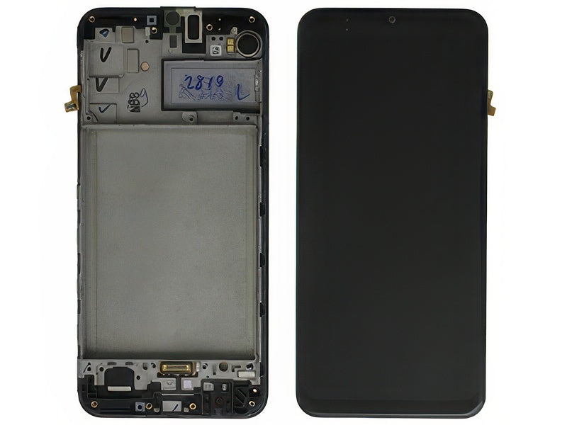 Display Lcd Soft Oled Nero con Frame Qualità Eccelsa per Samsung SM-M307 Galaxy M30s