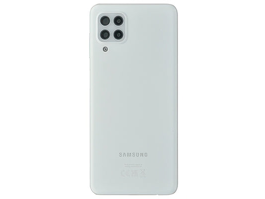 Cover Batteria + Vetrino Camera + Tasti Laterali Bianco per Samsung SM-M225 Galaxy M22