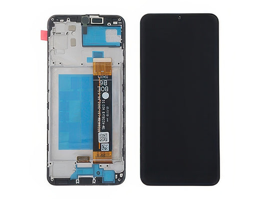 Display Lcd Rigenerato Nero con Frame Qualità Premium per Samsung SM-M236 Galaxy M23 5G