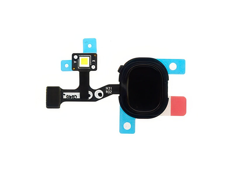 Flat cable + Lettore Impronta Nero per Samsung SM-M315 Galaxy M31