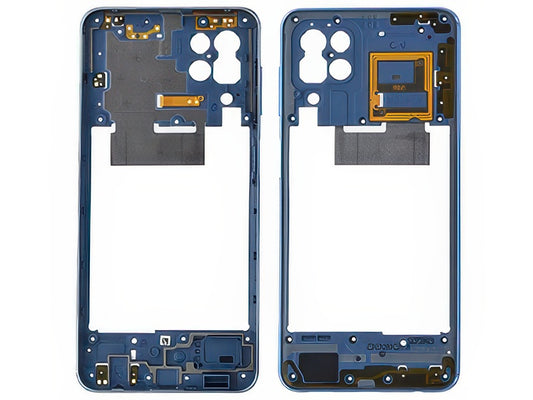 Rear Cover + Tasti Laterali + Antenna NFC Blu per Samsung SM-M325 Galaxy M32