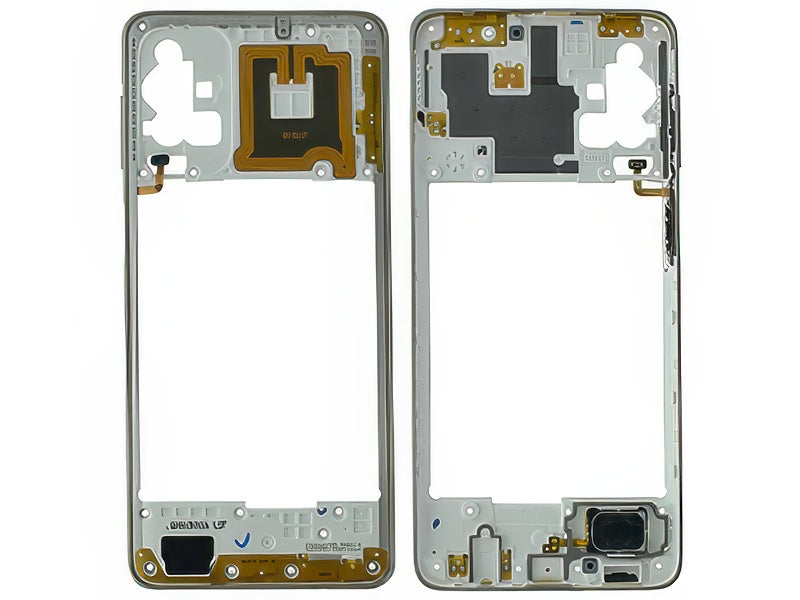 Rear Cover + Tasti Laterali + Suoneria Bianco per Samsung SM-M515 Galaxy M51