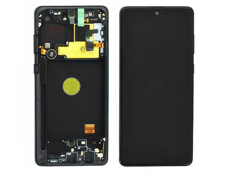 Display Lcd Soft Oled Nero con Frame Qualità Eccelsa per Samsung SM-N770 Galaxy Note 10 Lite