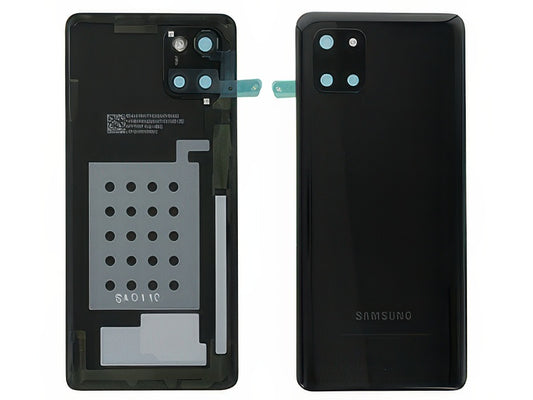 Cover Batteria + Vetrino Camera + Adesivi Nero per Samsung SM-N770 Galaxy Note 10 Lite