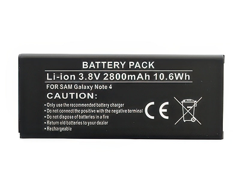 Batteria Litio 2800 mAh slim per Samsung SM-N910 Galaxy NOTE 4