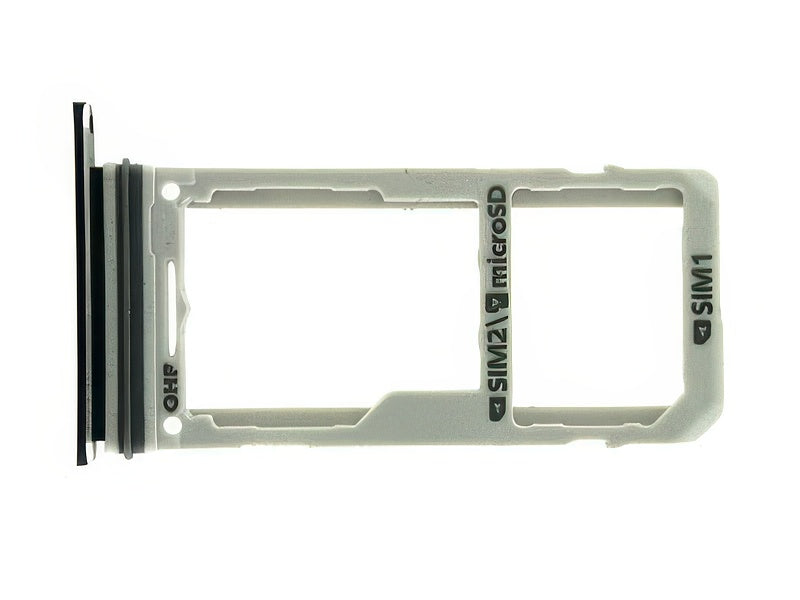 Sportello Dual-Sim card + Alloggio Nero per Samsung SM-N950 Galaxy Note 8 Dual-Sim