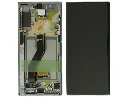 Lcd + Touchscreen + Frame + Altoparlante + Vibrazione + Tasti Laterali Aura Glow per Samsung SM-N975 Galaxy Note 10+