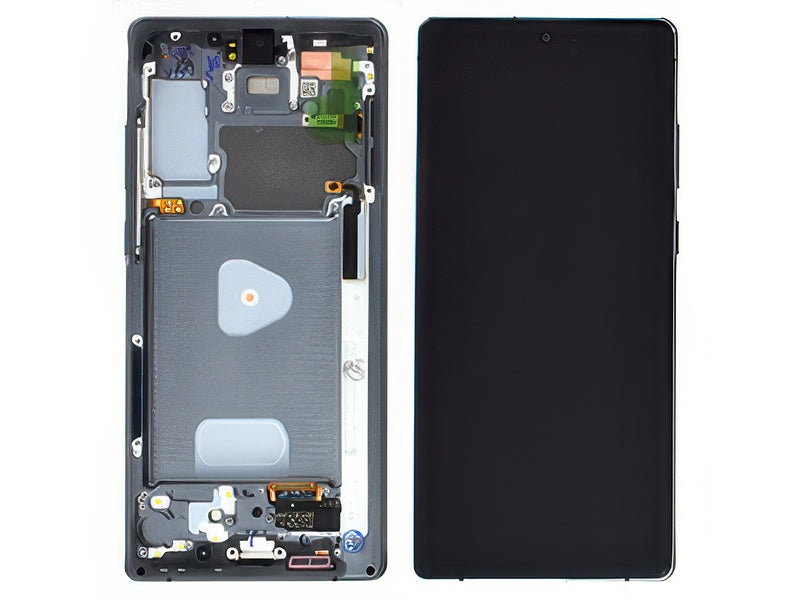 Display Lcd Rigenerato Mystic Gray con Frame Qualità Premium per Samsung SM-N980 Galaxy Note 20