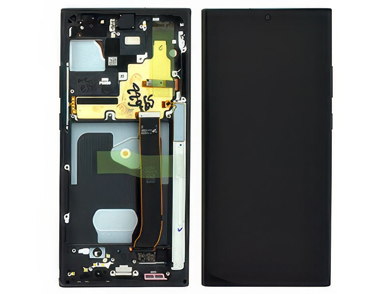 Lcd + Touchscreen + Frame + Tasti Laterali Mystic Black per Samsung SM-N986 Galaxy Note 20 Ultra 5G