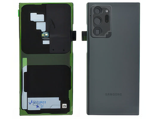 Cover Batteria in vetro + Vetrino Camera + Adesivi + Microfono Mystic Black per Samsung SM-N986 Galaxy Note 20 Ultra 5G