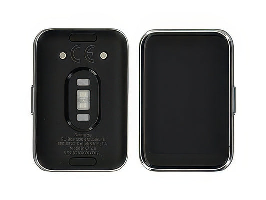 Lcd + Touch Screen + Tasti Funzione Completo Argento per Samsung SM-R390 Galaxy Fit3