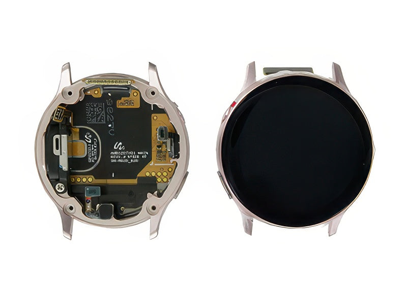 Lcd + Touchscreen + Tasti Funzione Completo Rosa vers. Alluminium per Samsung SM-R830 Galaxy Watch Active2 40mm