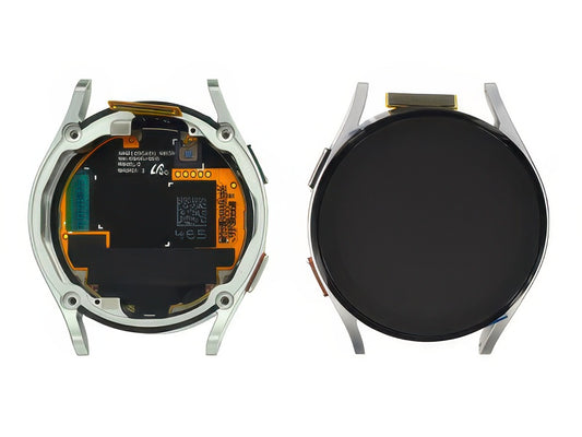 Lcd + Touch Screen + Tasti Funzione Completo Argento per Samsung SM-R861 Galaxy Watch FE Bluetooth 40mm