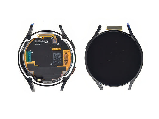 Lcd + Touchscreen + Tasti Funzione Completo Nero per Samsung SM-R875 Galaxy Watch4 LTE 44mm
