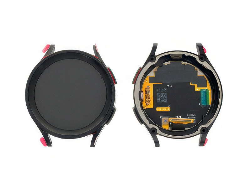 Lcd + Touch Screen + Tasti Funzione Completo Nero Titanium per Samsung SM-R925 Galaxy Watch5 Pro LTE 45mm