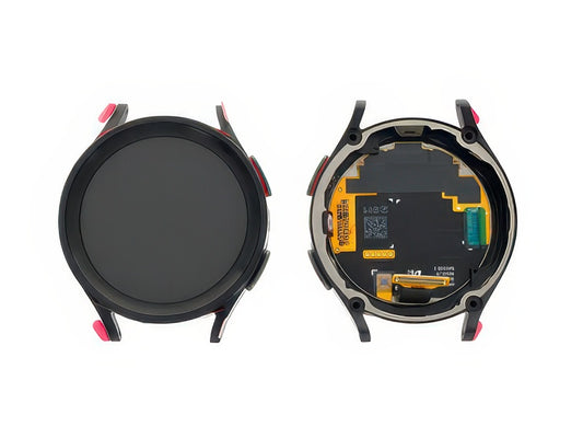 Lcd + Touch Screen + Tasti Funzione Completo Nero Titanium per Samsung SM-R925 Galaxy Watch5 Pro LTE 45mm