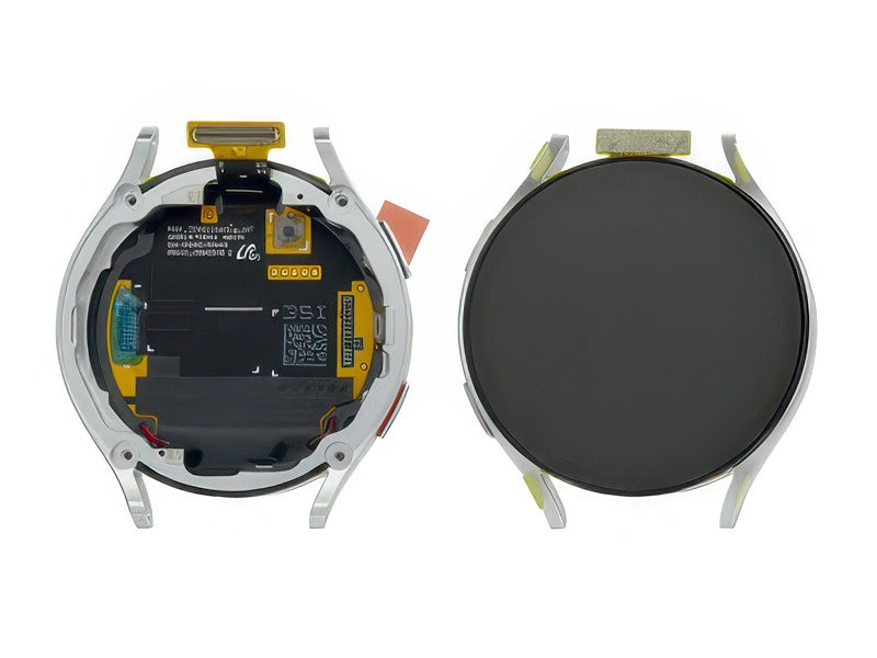 Lcd + Touch Screen + Tasti Funzione Completo Argento per Samsung SM-R945 Galaxy Watch6 44mm