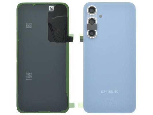 Cover Batteria + Vetrino Camera + Adesivi Blu per Samsung SM-S711 Galaxy S23 FE