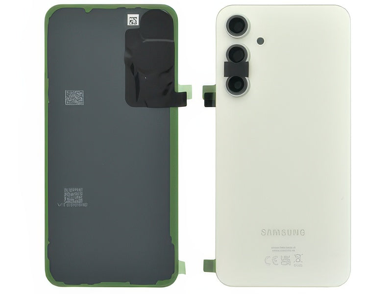 Cover Batteria + Vetrino Camera + Adesivi Cream per Samsung SM-S711 Galaxy S23 FE