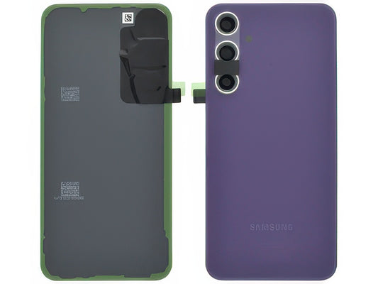 Cover Batteria + Vetrino Camera + Adesivi Viola per Samsung SM-S711 Galaxy S23 FE