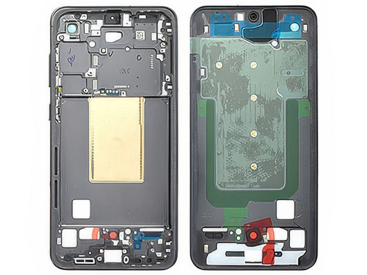 Guscio frontale + Frame Supporto Lcd + Tasti Laterali Graphite per Samsung SM-S721 Galaxy S24 FE