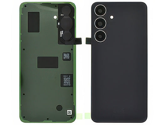 Cover Batteria + Vetrino Camera + Adesivi Nero per Samsung SM-S731 Galaxy S25 FE