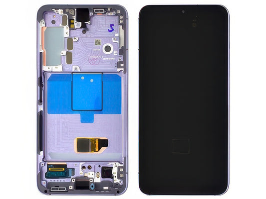 Lcd + Touchscreen + Frame Bora Purple per Samsung SM-S901 Galaxy S22