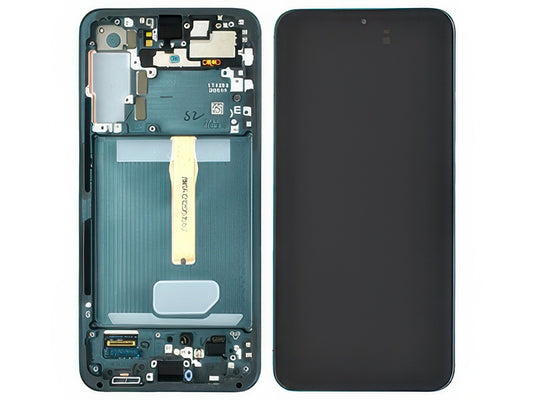 Lcd + Touchscreen + Frame Verde per Samsung SM-S906 Galaxy S22+