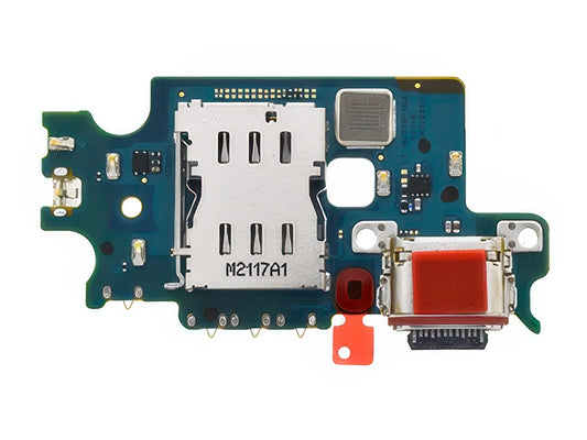 Sub Board + Plug In + Microfono + Lettore Sim per Samsung SM-S906 Galaxy S22+