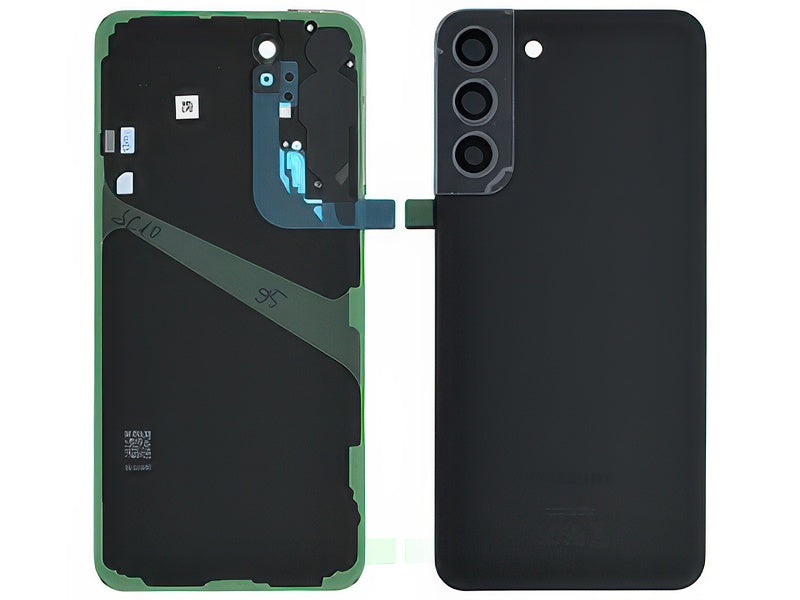 Cover Batteria + Vetrino Camera + Adesivi Phantom Black per Samsung SM-S906 Galaxy S22+